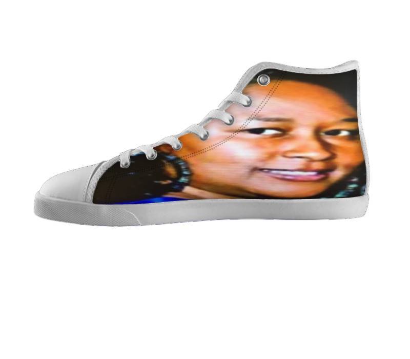 White custom shoes