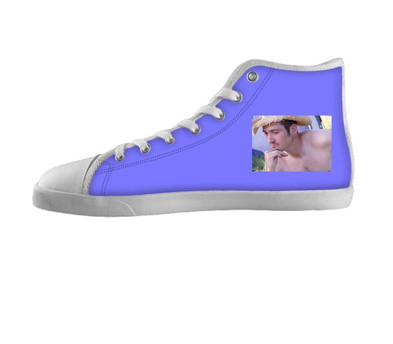 White custom shoes
