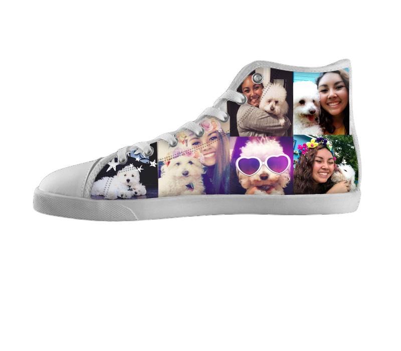 White custom shoes