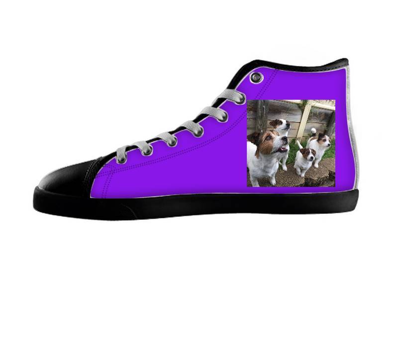 White custom shoes