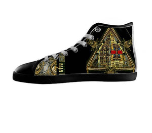 White custom shoes