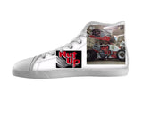 White custom shoes
