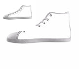 White custom shoes
