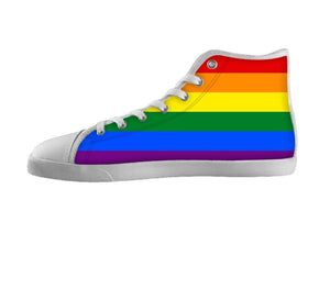 White custom shoes