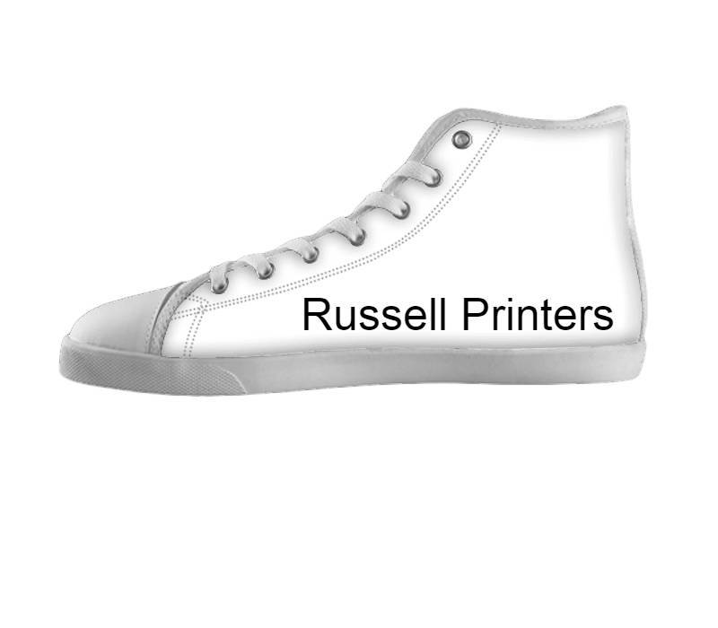 White custom shoes