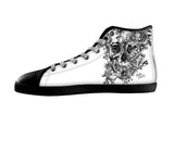White custom shoes