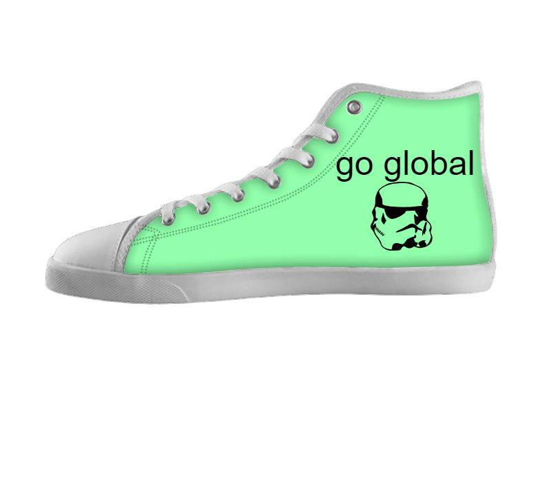 White custom shoes