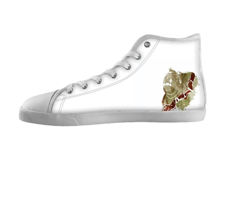 White custom shoes