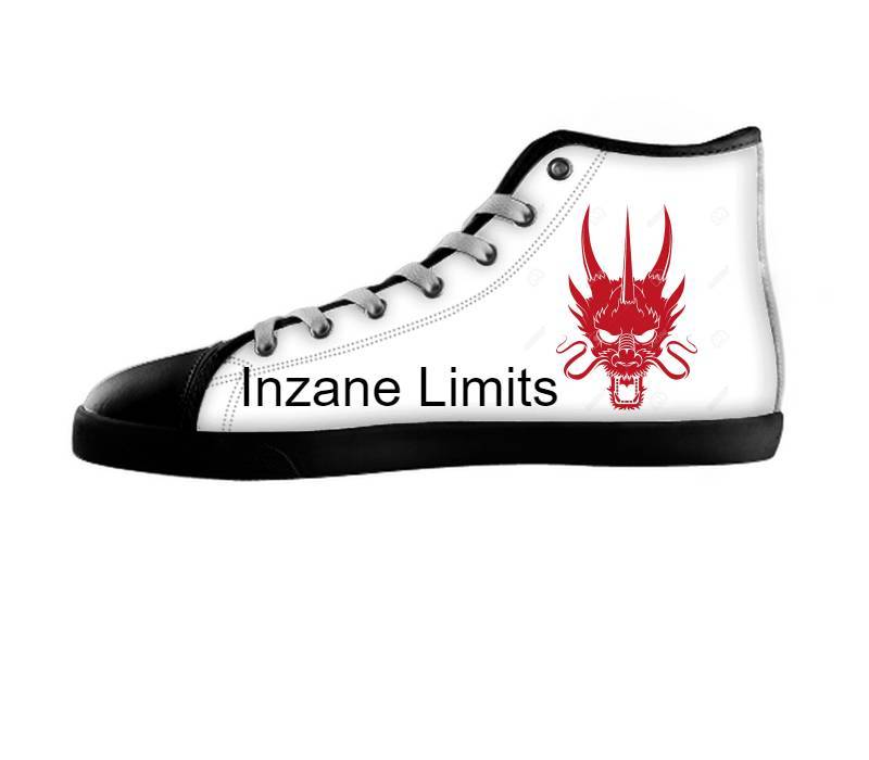White custom shoes