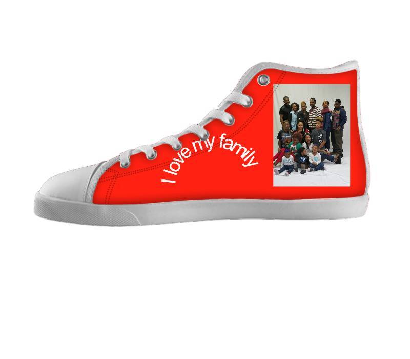 White custom shoes