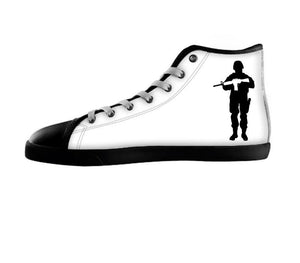 White custom shoes