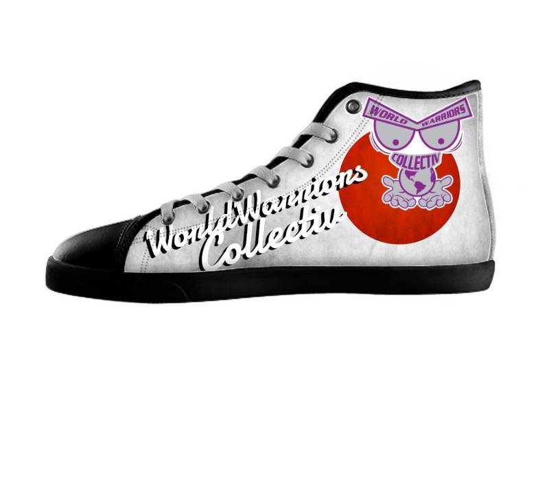 White custom shoes