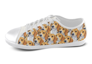 Beagle Shoes Women's Low Top / 5 / White, Shoes - spreadlife, SpreadShoes
 - 3