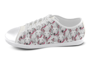 Bull Terrier Shoes Women's Low Top / 5 / White, Shoes - spreadlife, SpreadShoes
 - 3