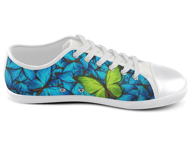 Butterfly Low Top Shoes , Low Top Shoes - SpreadShoes, SpreadShoes
 - 2