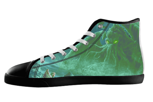 Cthulhu High Top Shoes Women's / 5 / Black, Shoes - spreadlife, SpreadShoes
 - 1