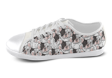 French Bulldog Shoes Women's Low Top / 5 / White, Shoes - spreadlife, SpreadShoes
 - 3
