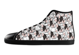 French Bulldog Shoes Women's High Top / 5 / Black, Shoes - spreadlife, SpreadShoes
 - 2