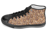 French Mastiff Shoes Women's High Top / 6 / Black, Shoes - spreadlife, SpreadShoes
 - 2