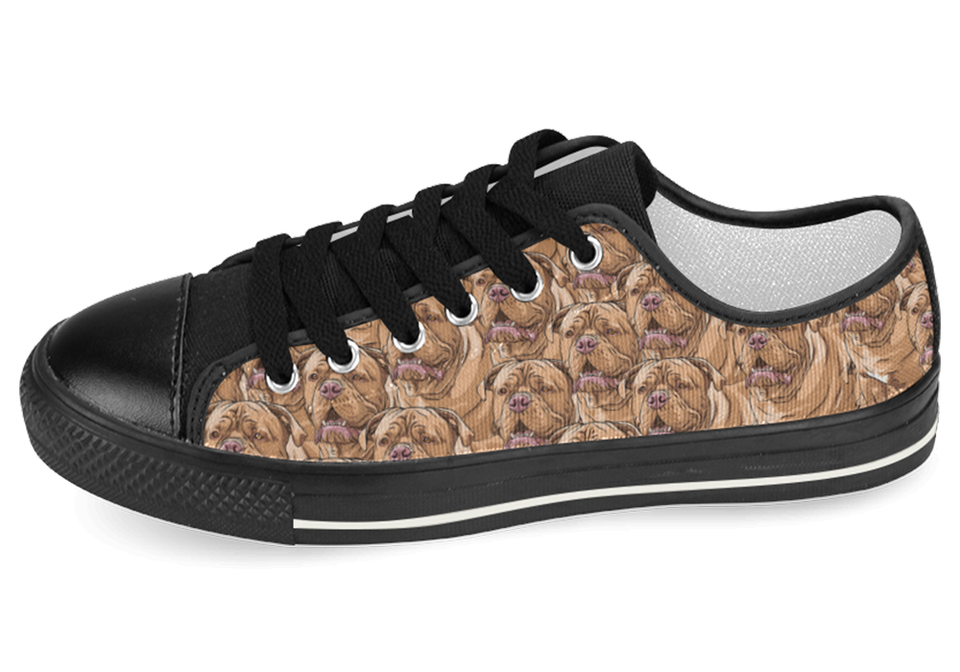French Mastiff Shoes Women's Low Top / 6 / Black, Shoes - spreadlife, SpreadShoes
 - 4