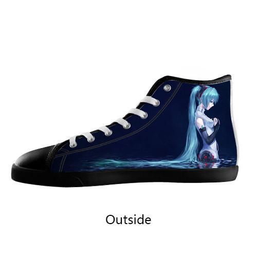 Vocaloid High Top Shoes Women's / 5 / Black, Unknown - spreadlife, SpreadShoes
 - 1