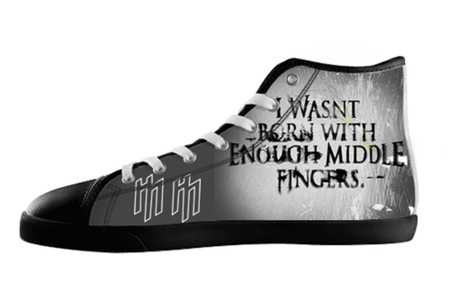 Antichrist Quote Shoes Women's / 5 / Black, Unknown - spreadlife, SpreadShoes
