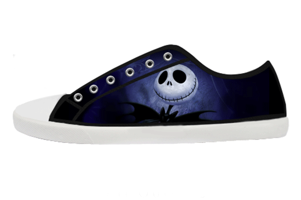 Jack Skellington Shoes Kid's / 1 / White (Low Top), Shoes - spreadlife, SpreadShoes
 - 5