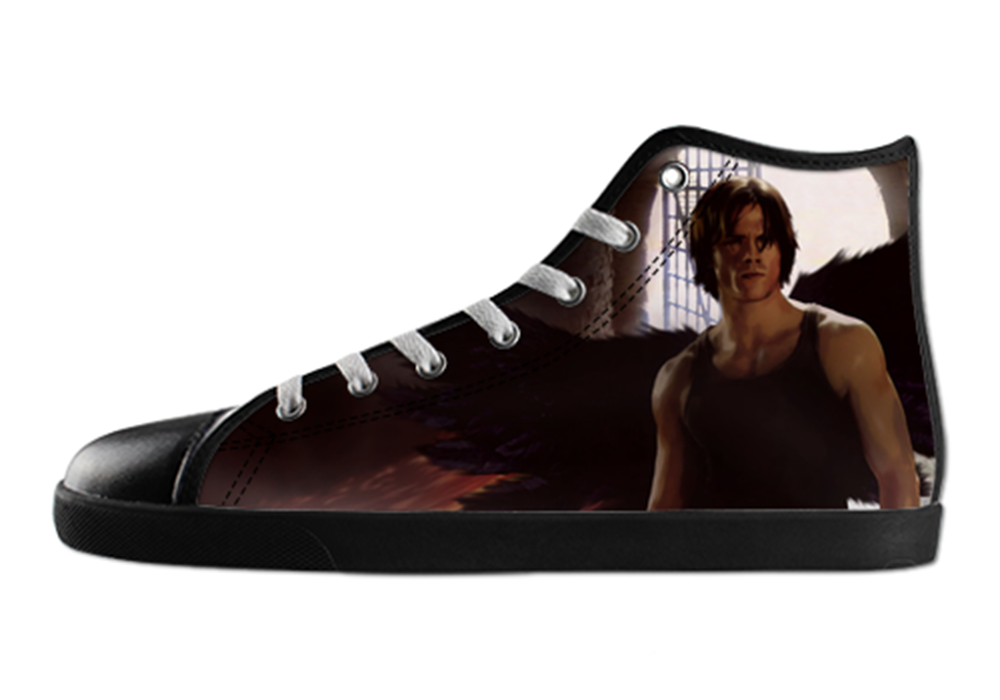 Sam Winchester High Top Shoes Men's / 7 / Black, Shoes - spreadlife, SpreadShoes
 - 1